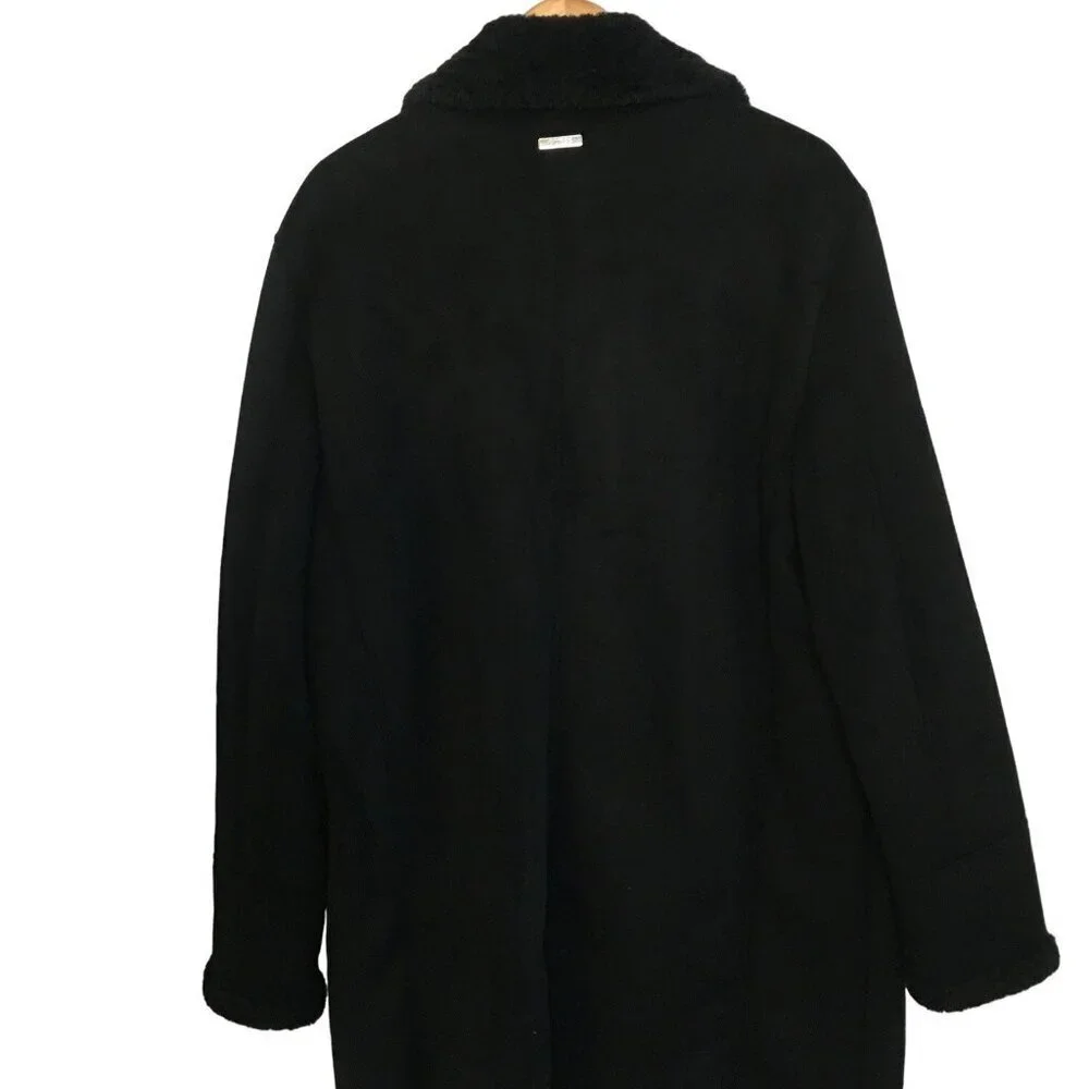 Guess Men's jacket  XXL Black Suede